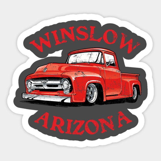 Winslow Arizona Sticker by MindsparkCreative